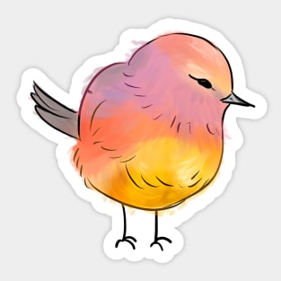 Rainbow Bird Sticker